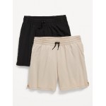 StretchTech Performance Jogger Shorts 2-Pack for Boys (Above Knee) Hot Deal
