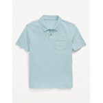 Short-Sleeve Pocket Polo Shirt for Boys Hot Deal