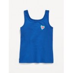 Fitted Graphic Tank Top for Girls Hot Deal