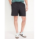 Textured Jogger Shorts -- 7-inch inseam