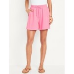 Extra High-Waisted Terry Shorts -- 5-inch inseam Hot Deal