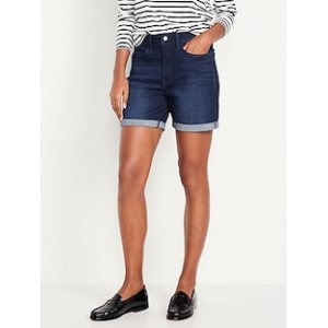 High-Waisted Wow Jean Shorts -- 5-inch inseam Hot Deal