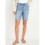 High-Waisted Wow Jean Shorts -- 9-inch inseam