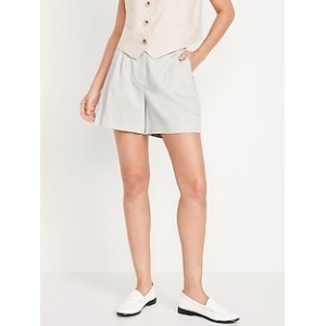 Extra High-Waisted Taylor Trouser Shorts -- 5-inch inseam