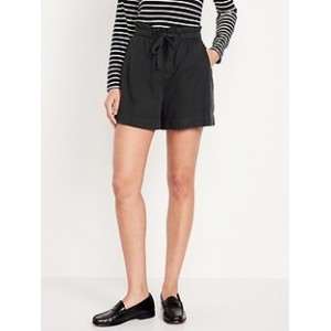 Extra High-Waisted Utility Shorts -- 4-inch inseam