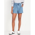 Extra High-Waisted Utility Shorts -- 4-inch inseam Hot Deal