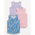 Tank Top 3-Pack for Toddler Girls Hot Deal