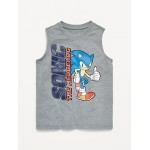 Sonic The Hedgehog Gender-Neutral Graphic Tank Top for Kids