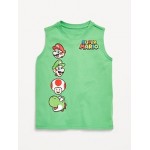 Super Mario Gender-Neutral Graphic Tank Top for Kids