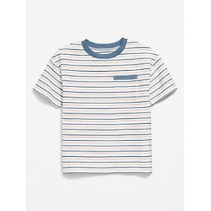 Oversized French-Terry Pocket T-Shirt for Toddler Boys