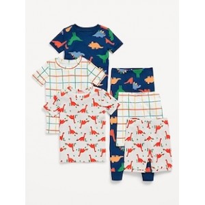 Unisex 6-Piece Printed Pajama Set for Toddler & Baby Hot Deal