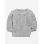 Unisex Organic-Cotton Pullover Sweater for Baby