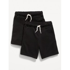 Functional Drawstring Shorts 2-Pack for Toddler Boys