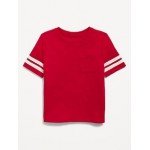Short-Sleeve Stripe Pocket T-Shirt for Toddler Boys