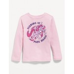 Unisex Long-Sleeve Graphic T-Shirt for Toddler