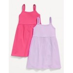 Sleeveless Fit and Flare Dress 2-Pack for Toddler Girls