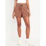 Extra High-Waisted Dynamic Fleece Shorts -- 3.5-inch inseam Hot Deal