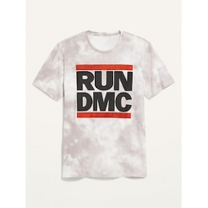 RUN DMC Tie-Dye Graphic T-Shirt
