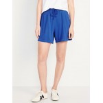 Extra High-Waisted Terry Shorts -- 5-inch inseam Hot Deal