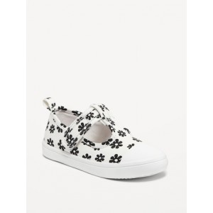 Mary-Jane Canvas Sneakers for Toddler Girls