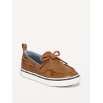 Faux-Leather Boat Shoes for Toddler Boys Hot Deal