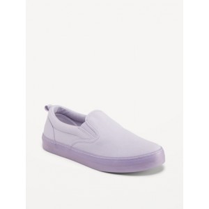 Canvas Slip-On Sneakers for Girls Hot Deal