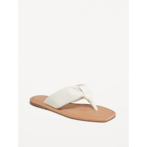 Knot-Front Thong Sandal