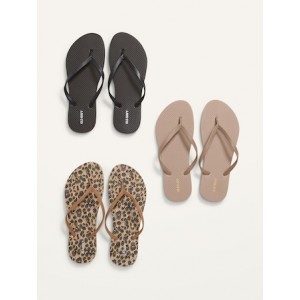 Flip-Flop Sandals 3-Pack (Partially Plant-Based) Hot Deal