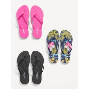 Flip-Flop Sandals 3-Pack (Partially Plant-Based) Hot Deal
