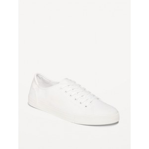 Canvas Lace-Up Sneakers Hot Deal