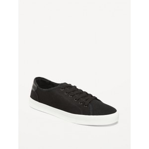 Canvas Lace-Up Sneakers Hot Deal