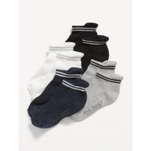 Unisex Ankle Socks 4-Pack for Toddler & Baby Hot Deal