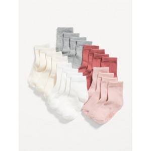 Unisex Crew Socks 10-Pack for Toddler & Baby Hot Deal
