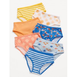 Patterned Underwear 7-Pack for Toddler Girls