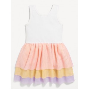 Sleeveless Bodysuit Tiered Tutu Dress for Toddler Girls Hot Deal