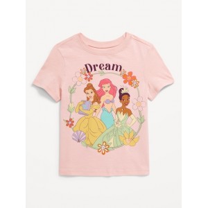 Disneyⓒ Princesses Unisex Graphic T-Shirt for Toddler Hot Deal