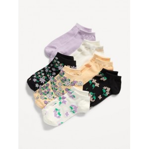 Printed Ankle Socks 7-Pack for Girls