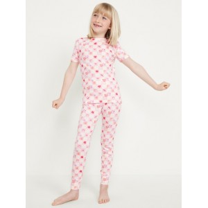 Printed Snug-Fit Pajama Set for Girls Hot Deal
