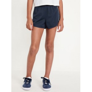 High-Waisted Mesh Performance Shorts for Girls Hot Deal