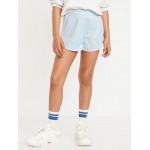 High-Waisted Mesh Performance Shorts for Girls