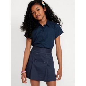 School Uniform Short-Sleeve Shirt for Girls Hot Deal