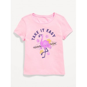 Short-Sleeve Graphic T-Shirt for Girls Hot Deal