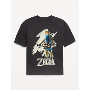The Legend of Zelda Oversized Gender-Neutral Graphic T-Shirt for Kids Hot Deal
