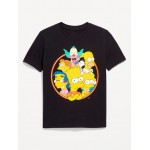 The Simpsons Gender-Neutral Graphic T-Shirt for Kids Hot Deal