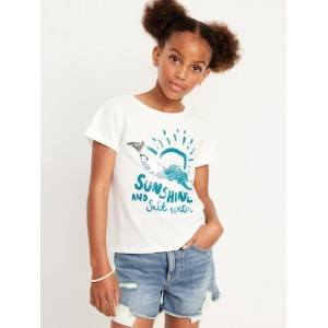 Short-Sleeve Flip-Sequin Graphic T-Shirt for Girls Hot Deal