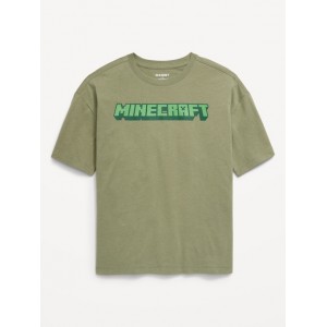 Minecraft Oversized Gender-Neutral Graphic T-Shirt for Kids Hot Deal
