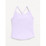 PowerSoft Fitted Cross-Back Tank Top for Girls Hot Deal