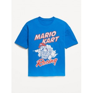 Super Mario Bros. Oversized Gender-Neutral Graphic T-Shirt for Kids Hot Deal