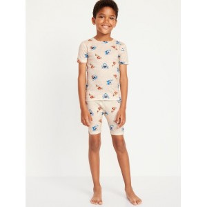 Gender-Neutral Graphic Snug-Fit Pajama Set for Kids