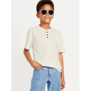 Short-Sleeve Henley T-Shirt for Boys